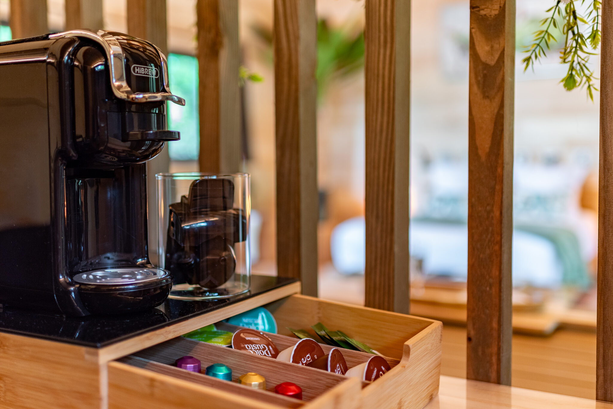 machine a café et dosette airbnb Albi