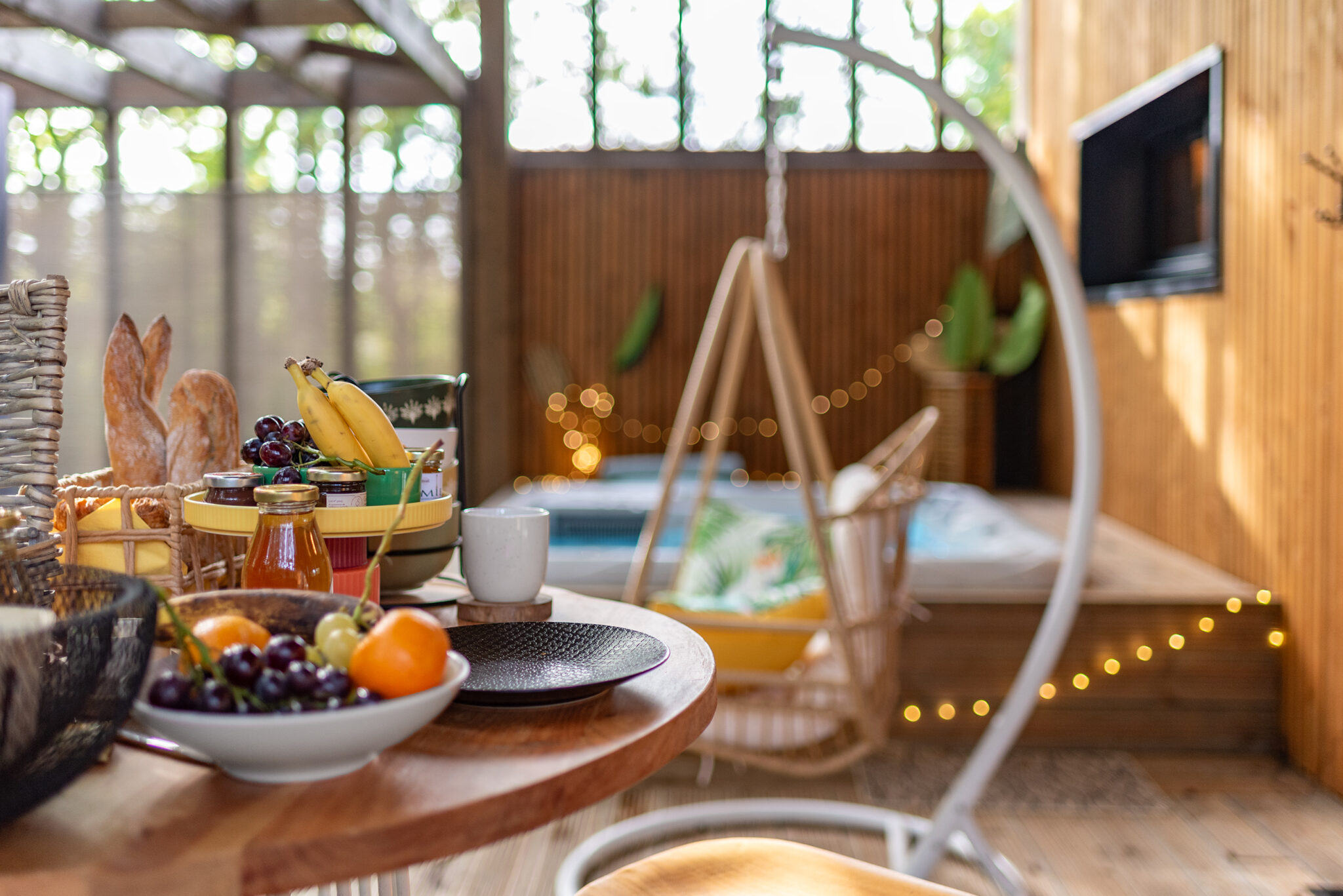 detail photo petit dejeuner gite airbnb fruit et Légume