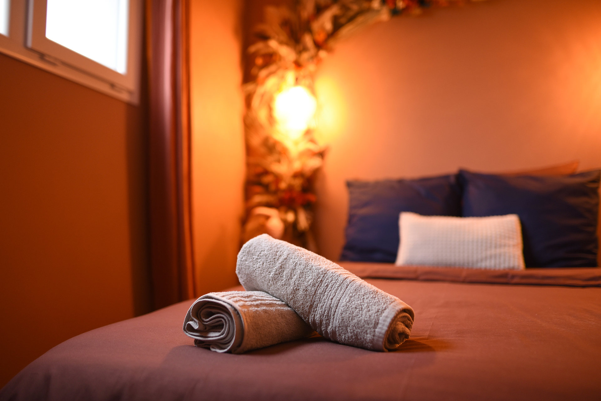 Salon lumineux d’un gîte Airbnb à Albi avec décoration moderne