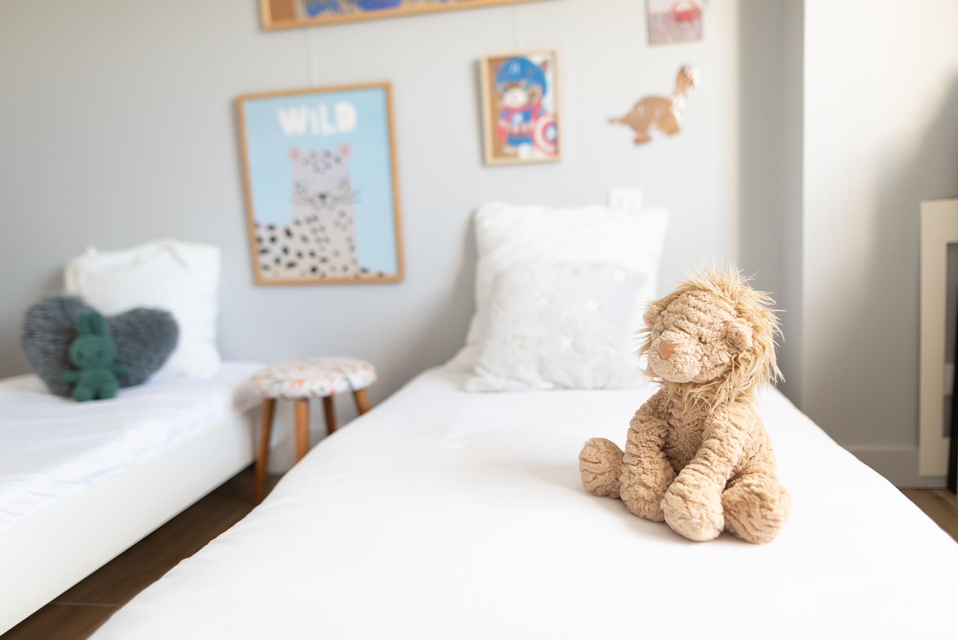 Decoration chambre de lit airbnb Albi